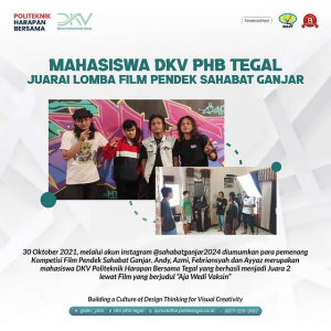 DKV Juara 2 Kompetisi Film Pendek Sahabat Ganjar